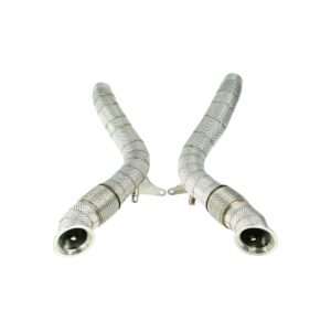 BLACK MAMBA - DECAT DOWNPIPES ( HEAT SHIELD ) FOR FERRARI 488 15-18