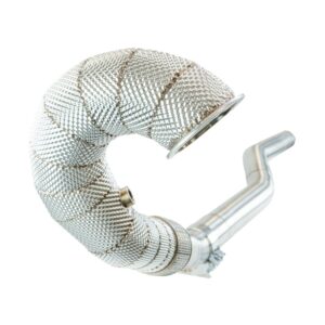 BLACK MAMBA - DECAT DOWNPIPES ( HEAT SHIELD ) FOR GOLF 7 R - S3 8V - LEON CUPRA 4DRIVE - TTS 8S